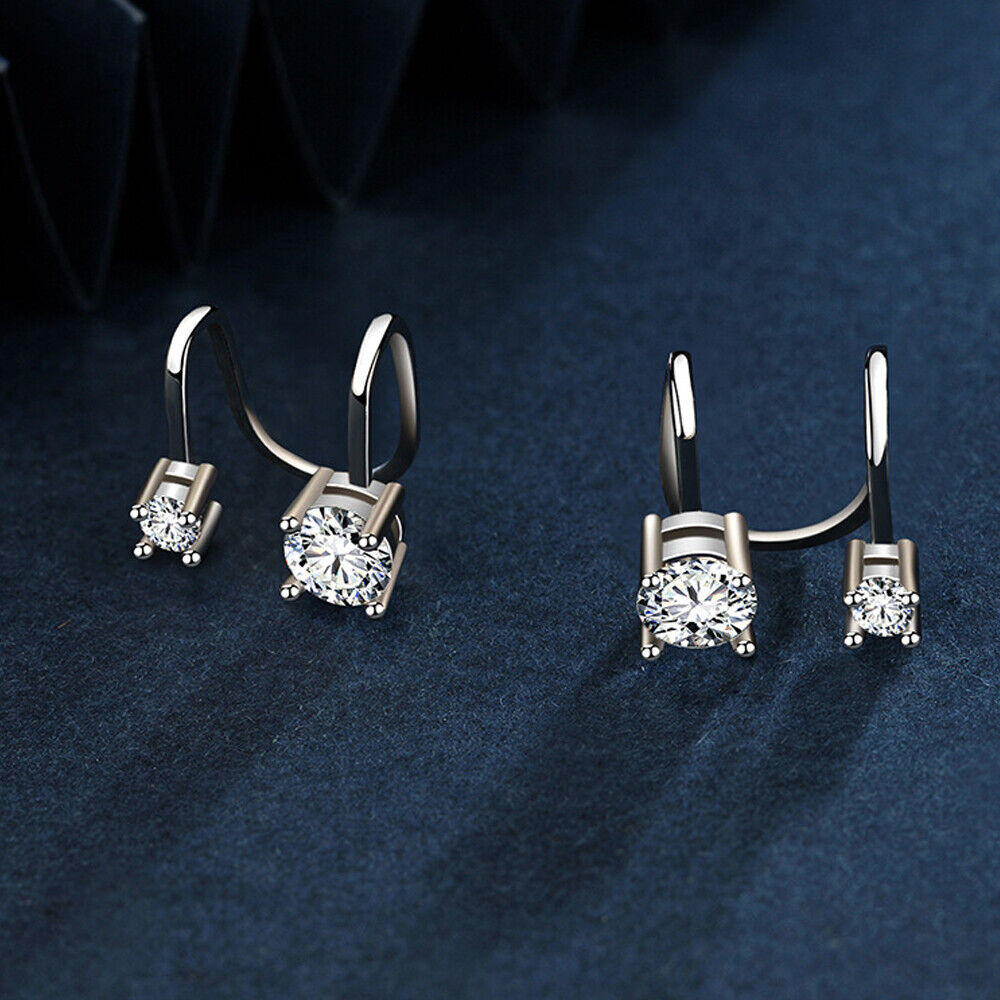 Gift Jewelry Zircon Ear Cuff No Pierced Non Piercing Earrings Tragus Earrings