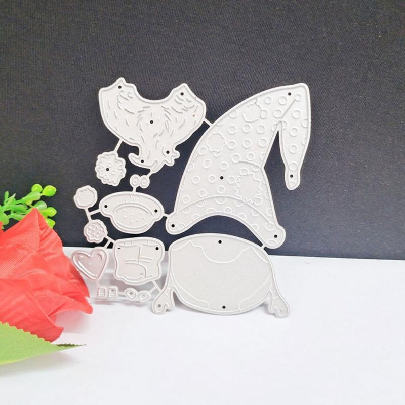Cartoon Santa Claus Cutting Die Stencil for Classroom Teachers Students Home Use