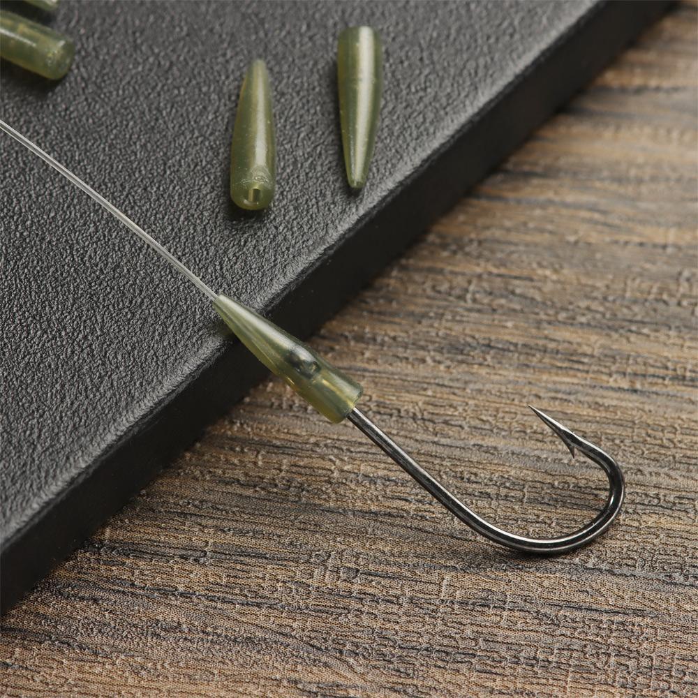 Accessories Micro Carp Sleeve Tail Rubber Cone Connect with Fishing Hook