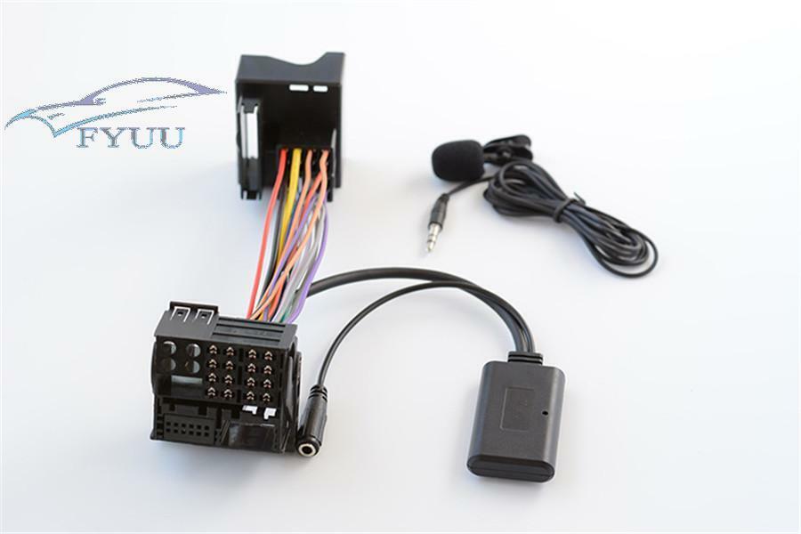 Adapter For Ford Stereo Bluetooth AUX-in Audio Cable Phone Calling Handsfree