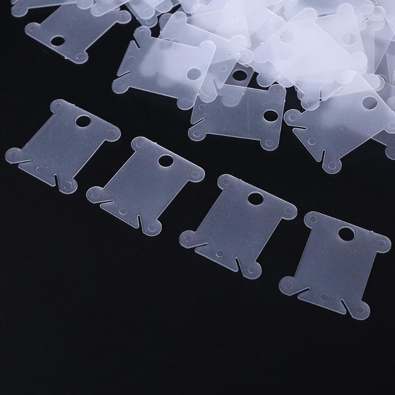 300pcs Embroidery Floss Thread Bobbins with 12pcs Large-Eye Knitting Needles DIY