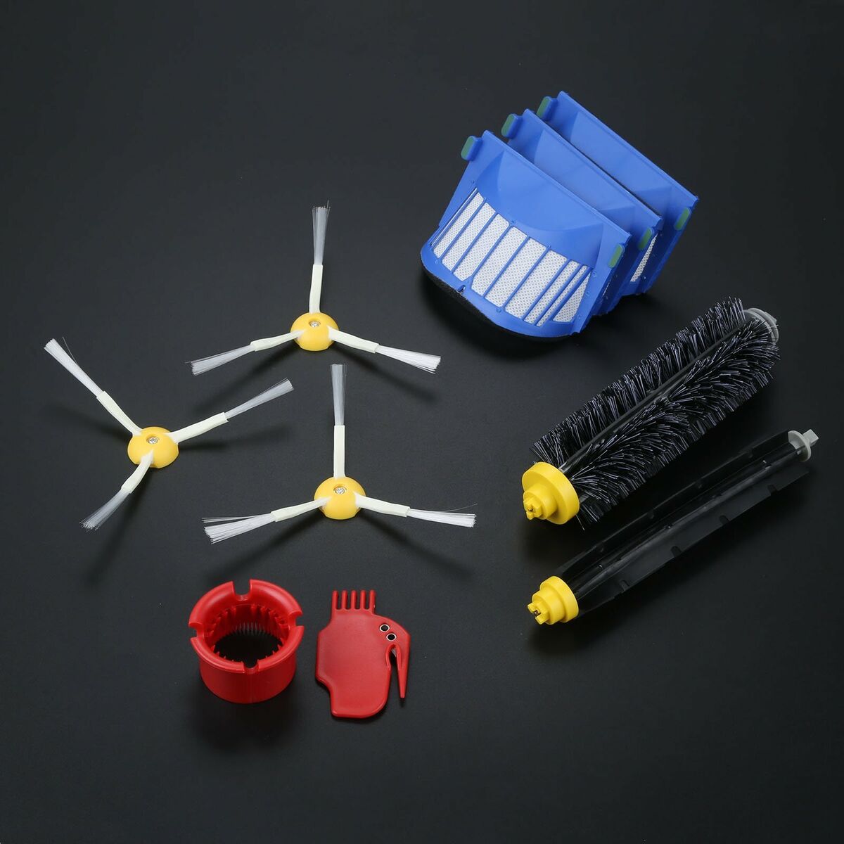 Vacuum Filter Brush Cleaning Kit Spare Part For iRobot Roomba 500/600/700 Series