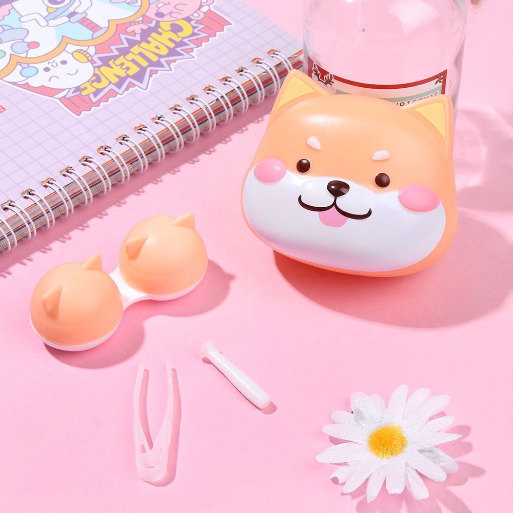 Inu Storage Soaking Box Contact Lens Kit Contact Lens Case Holder Container
