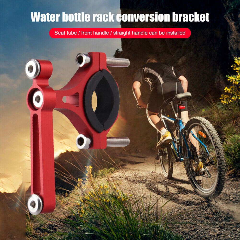 Bicycle Bottle Cage Adapter Water Cup Holder MTB Road Bike Parts (Red)
