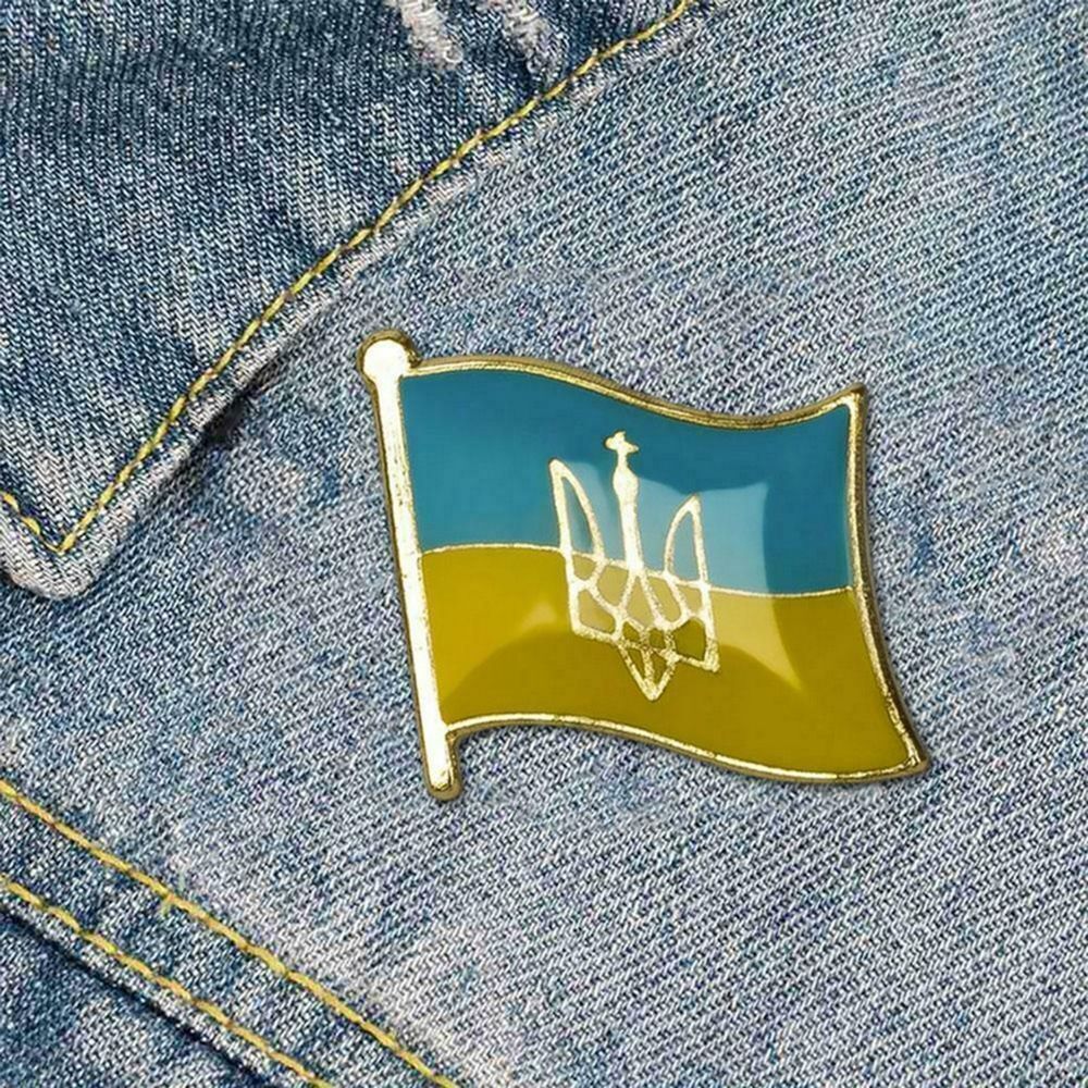 Stop War Peace Ukraine Flag Support Ukraine Ukraine National Flag Pin Badge