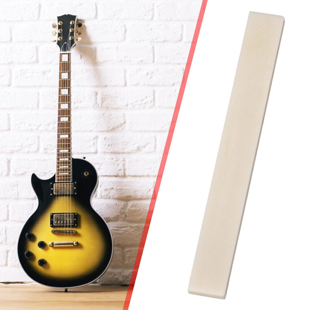 Guitar Bone Blank Bridge Saddle for Folk Classical Acoustic Guitar (1pc)