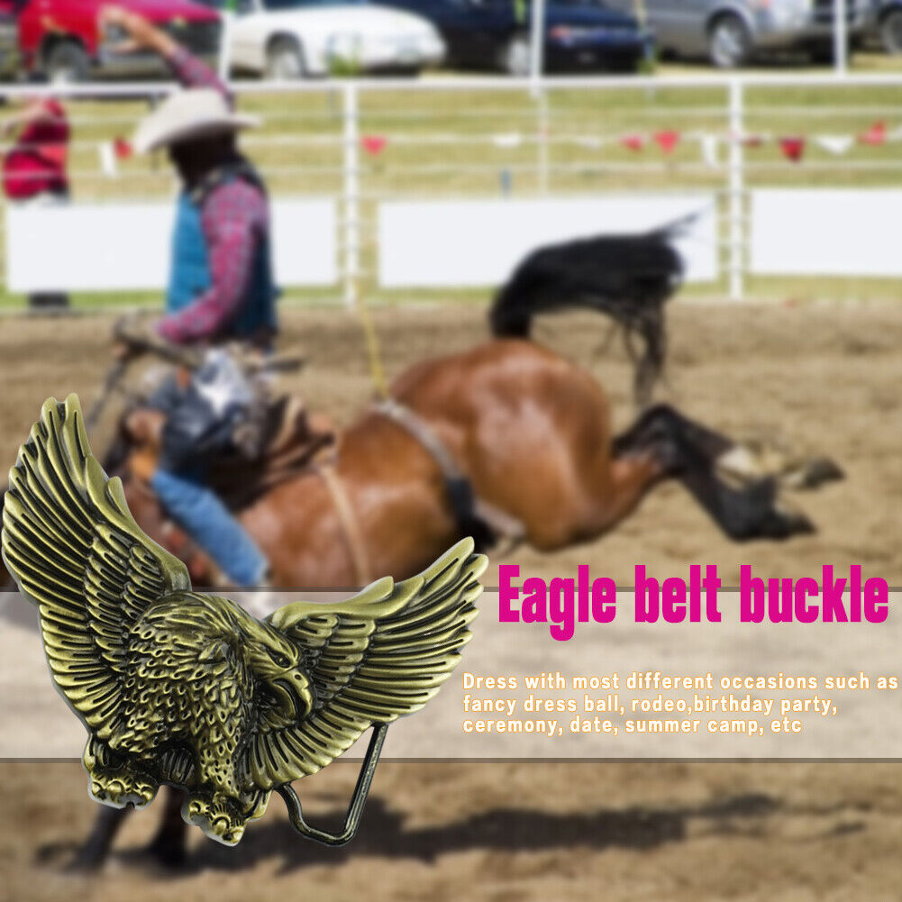 Alloy Western Eagle Belt Buckle Cowboy Jeans Accessories for Women Men