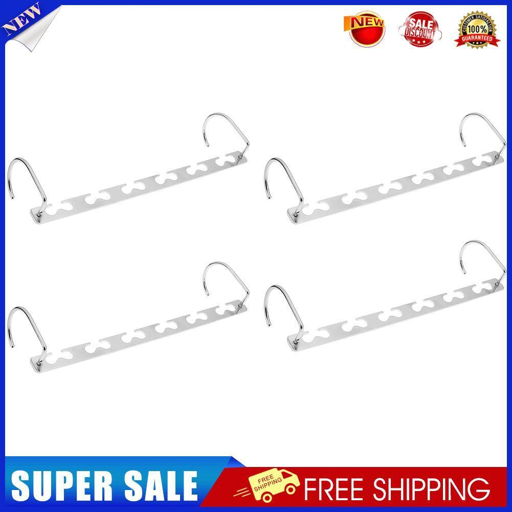 Y Shape Universal Metal Clothes Closet Shirts Hangers Practical Racks(4pcs)