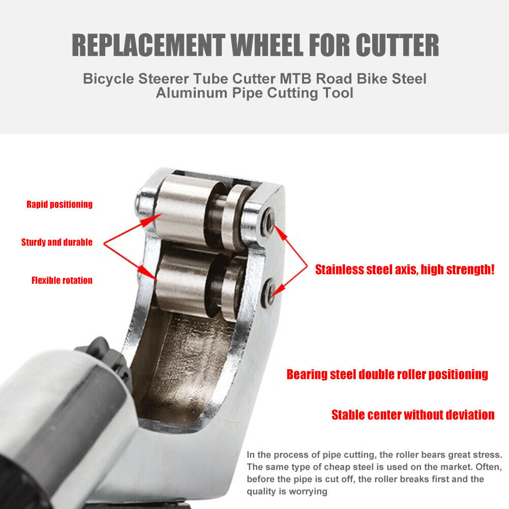 Bicycle Steerer Tube Cutter MTB Road Bike Steel Aluminum Pipe Cutting Tool