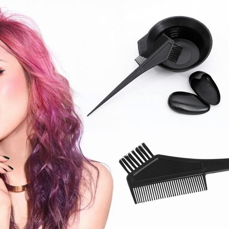 Salon Barber Hair Coloring Dyeing Bowl Comb Dye Color Brush Tint Tool Kit Set