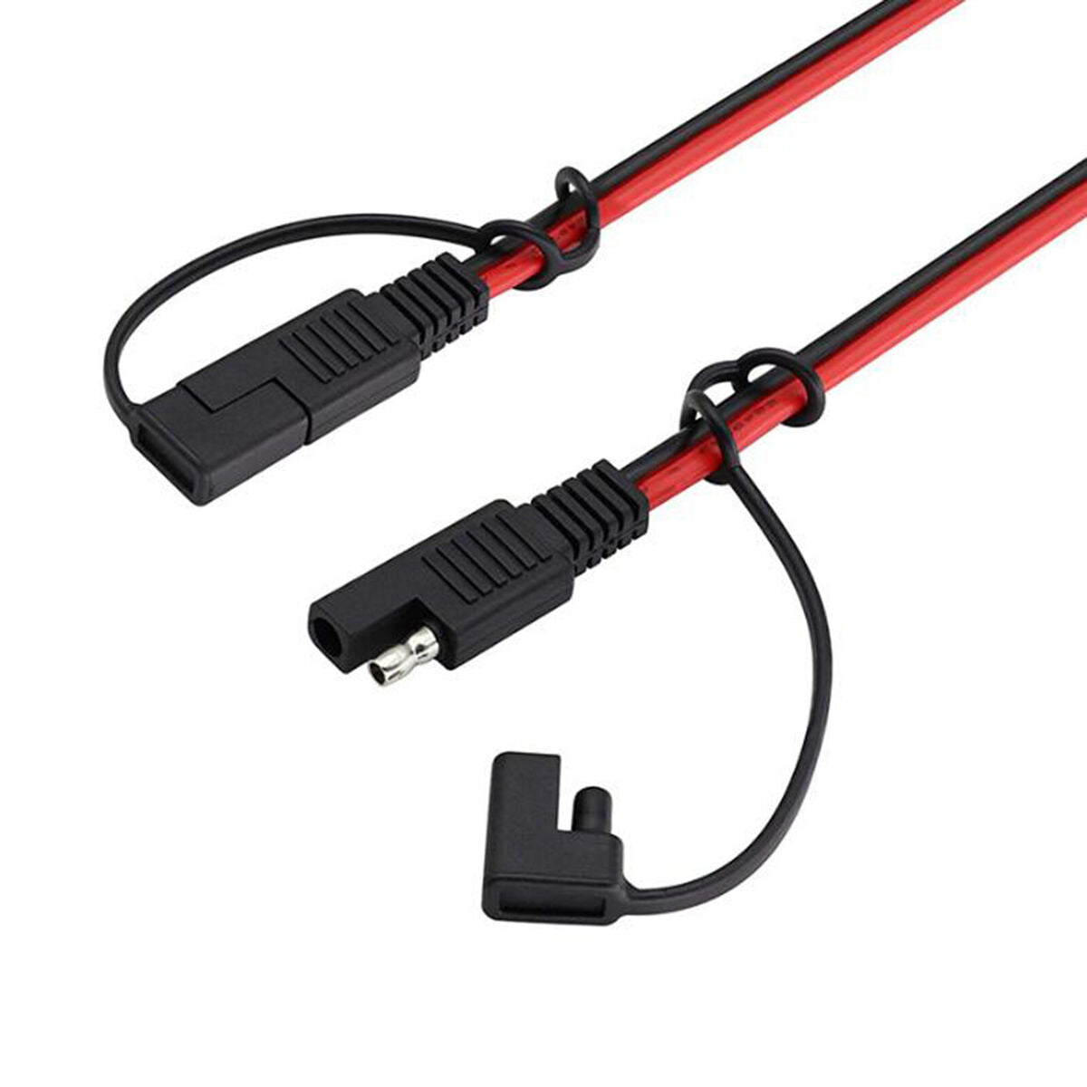 NEW Car Solar Charge Cable Motorcycle Battery Charging Cable SAE Crocodile Clip