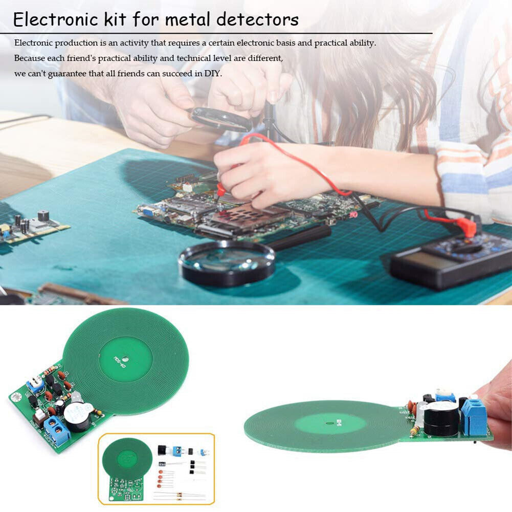 DIY Kit Metal Detector Electronic Parts 3-5V 60mm Non-contact Board Module