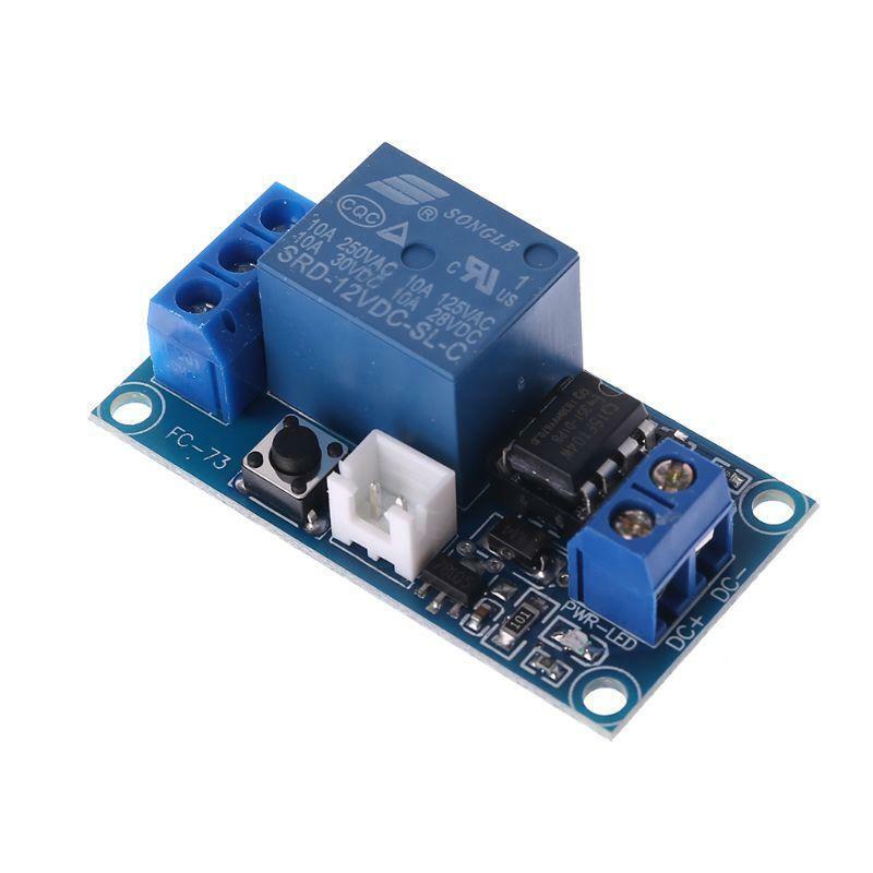 1 Channel 12V Latching Relay Module with Touch Bistable Switch MCU Control 1pc