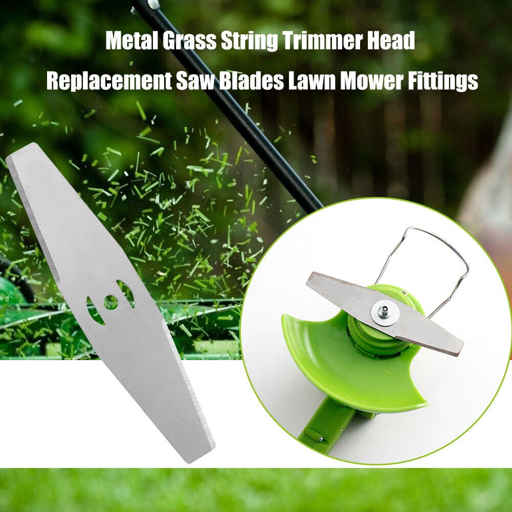 Metal Grass String Trimmer Head Replacement Saw Blades Lawn Mower Fittings