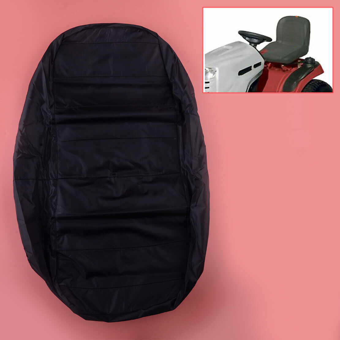 Universal Heavy Farm Tractor Lawn Mower Seat Cover Backrest Protector Accessory