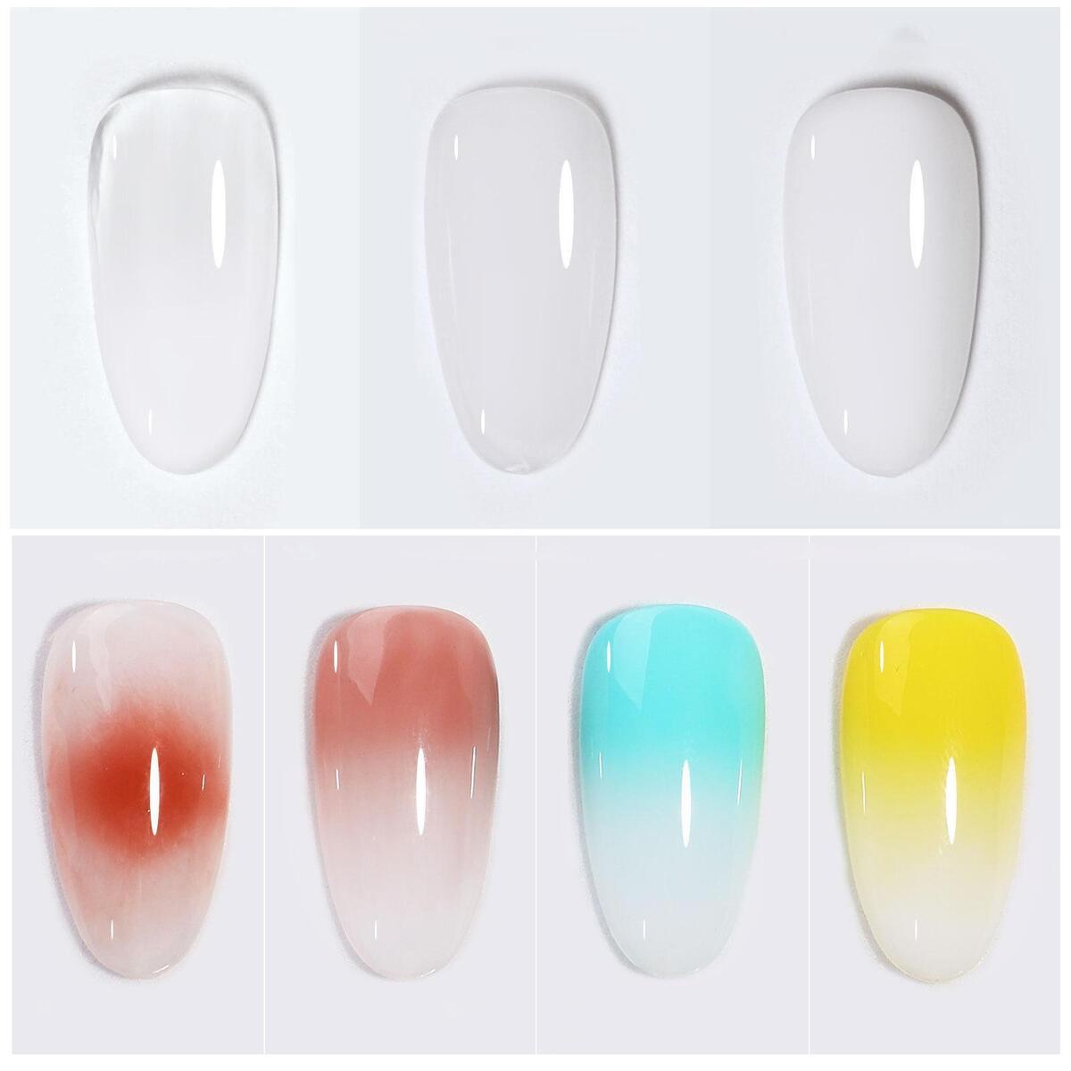 Polish Manicure Milk Translucent Nail Gel  Soak Off