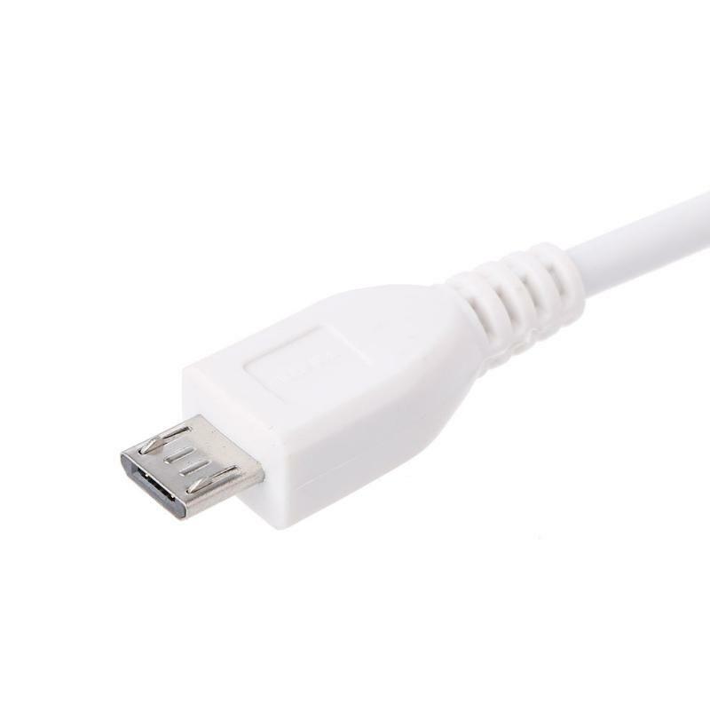 3 Port USB 2.0 Hub Splitter Combo Micro USB Connector Cable OTG SD/TF Card