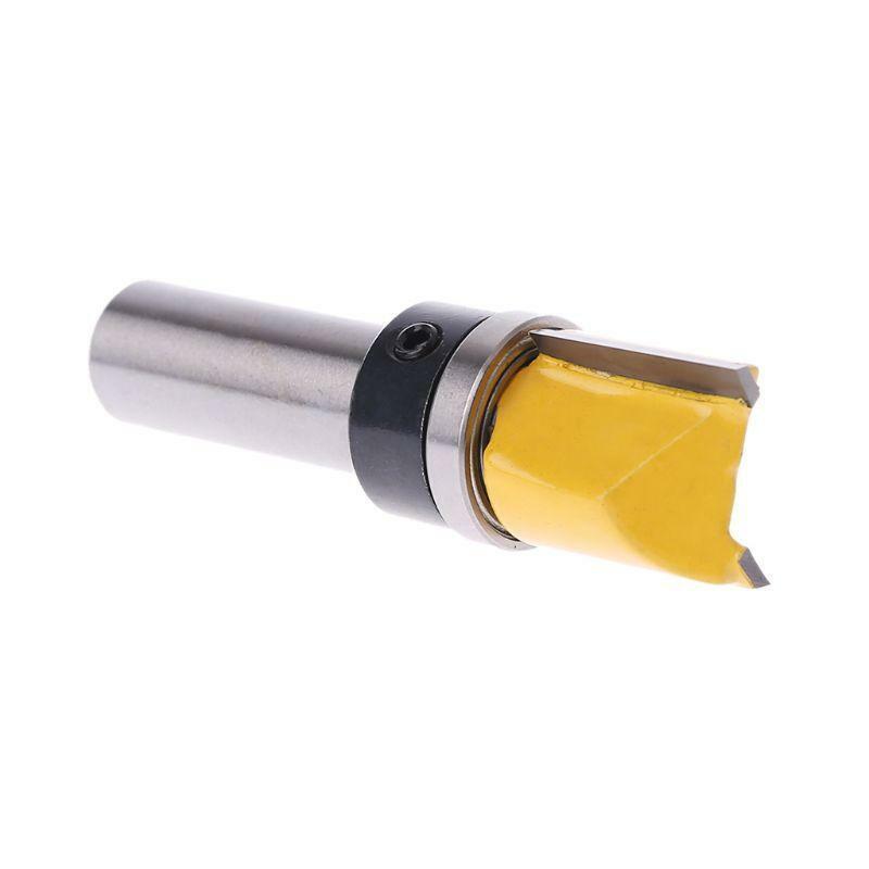 Dia 3/4" x Height 3/4" 1/2" Shank Mortise Template Trim Flush Router Bit Cutter