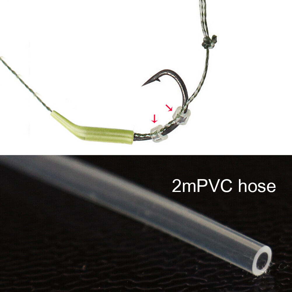 Soft Rubber Carp Fishing Rig Tube Sleeves Hook Lines Connector Fishing Tool