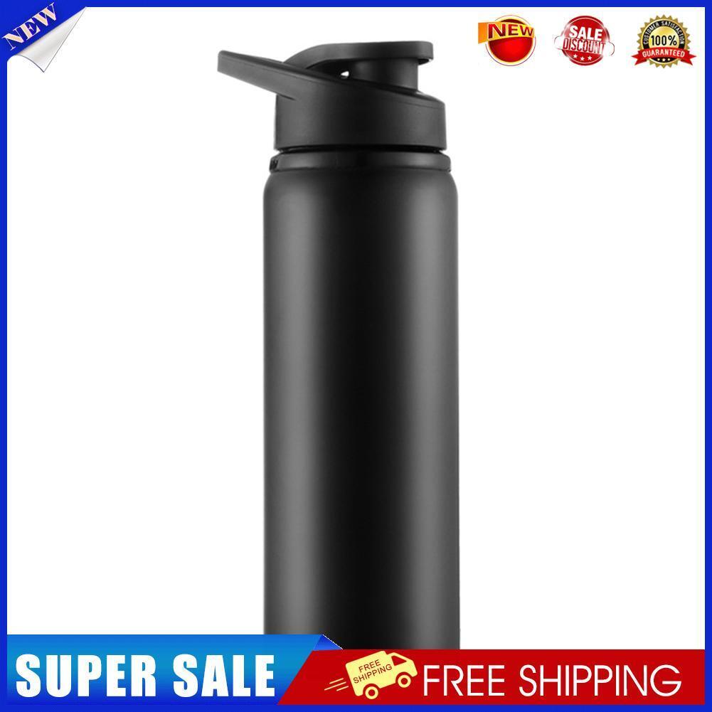 Stainless Steel Water Bottle Sports Travel Drinking Bottles Kettle Black