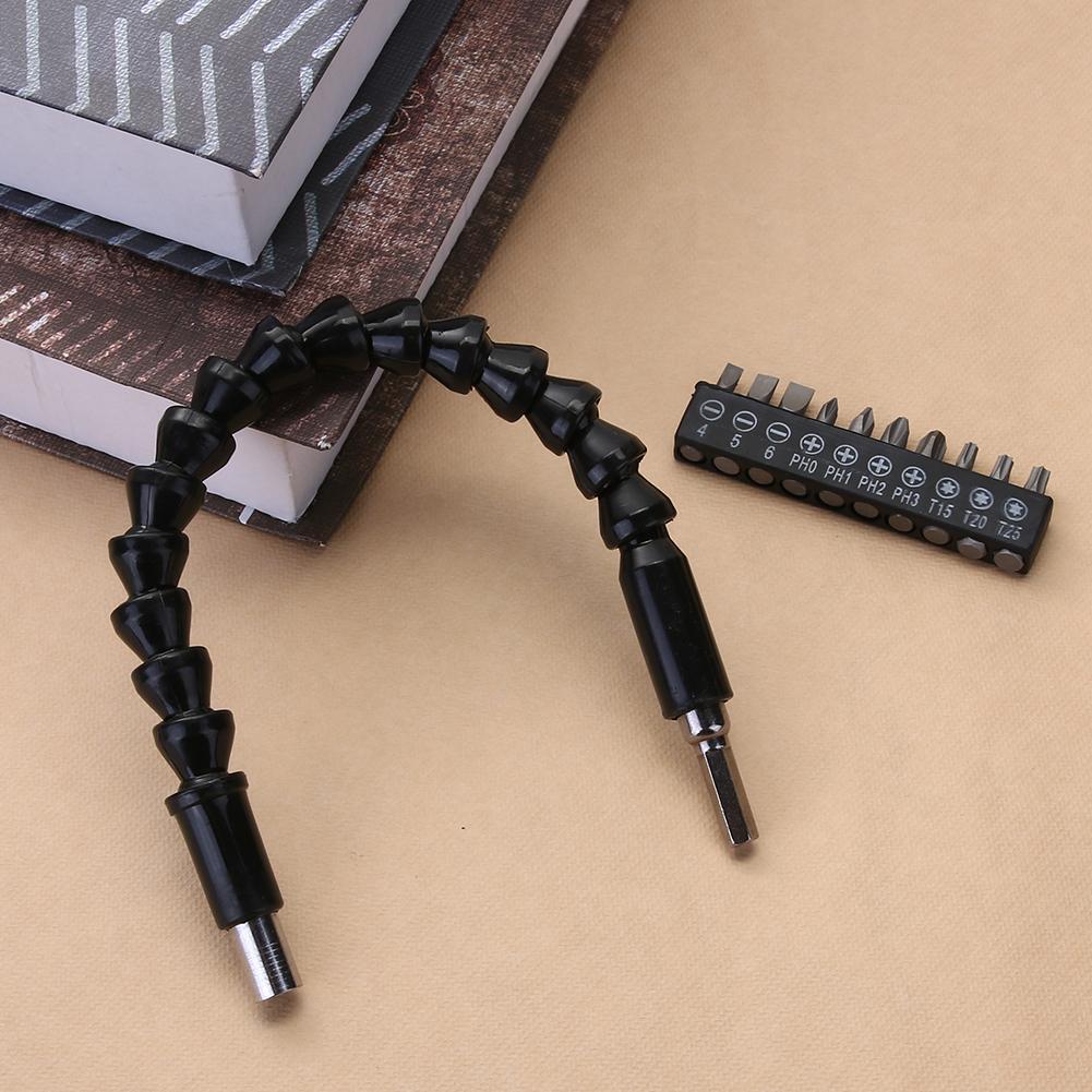 11pcs/set Electric Drill Accessories Universal Shaft And Screwdriver Bits