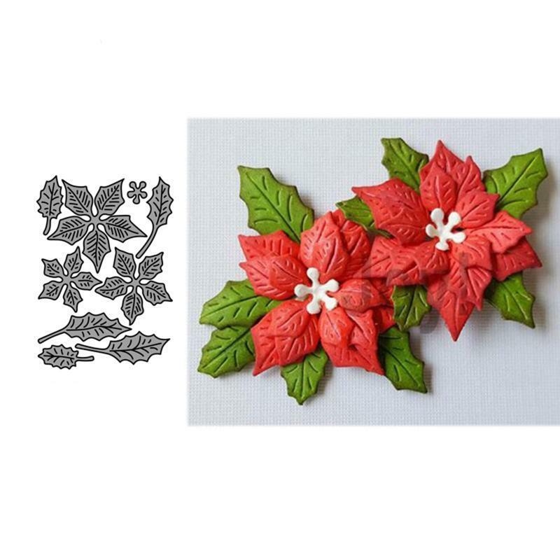 Flowers Leaves Metal Cutting Dies Stencil Scrapbooking DIY Album Stamp Embossing