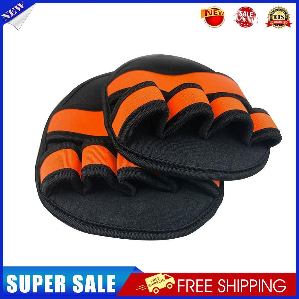1 Pair Training Gloves Fitness Sports Palm Grip Pads Protector Free Size