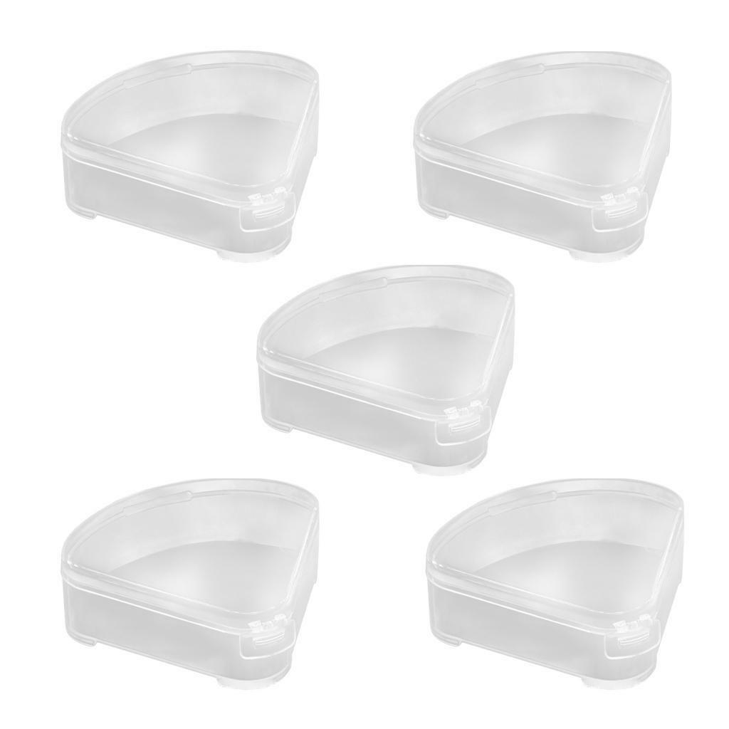 Triangle Puff Box Case Anti Pollution Protective 5x Organizer