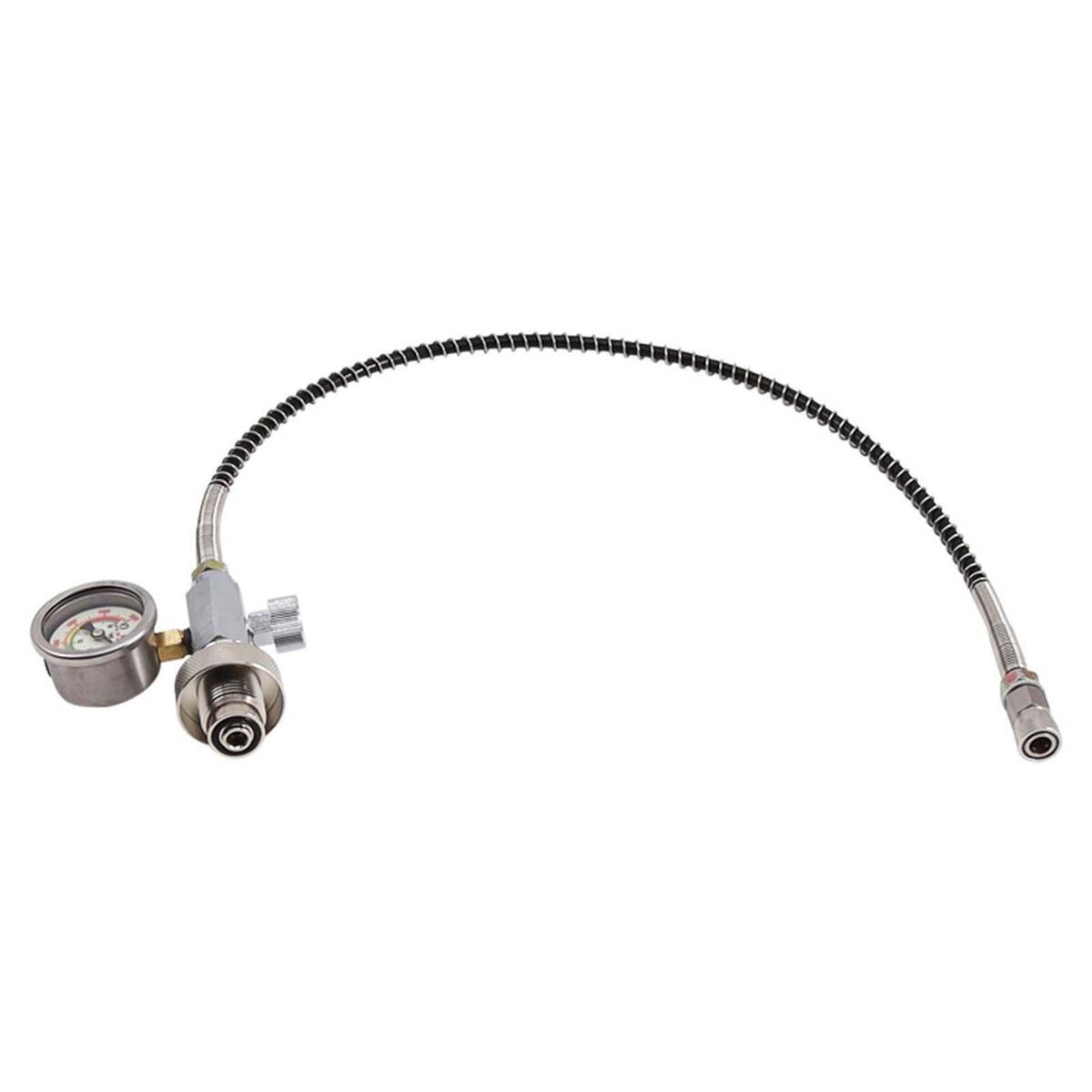 Fill Adapter with Gauge for Pcp Scuba Tank Diving Cylinder Inflation Valve