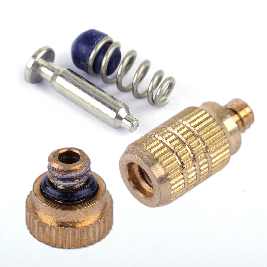 10x Threaded Brass Fog Mist Nozzle Misting Fogging Spray Head Sprinkler Li