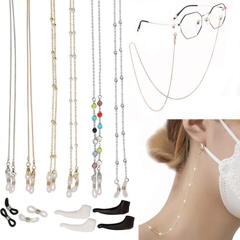 Chains for Glasses Elegant Glasses Holder Bead Strap/Holder Adjustable Hanging