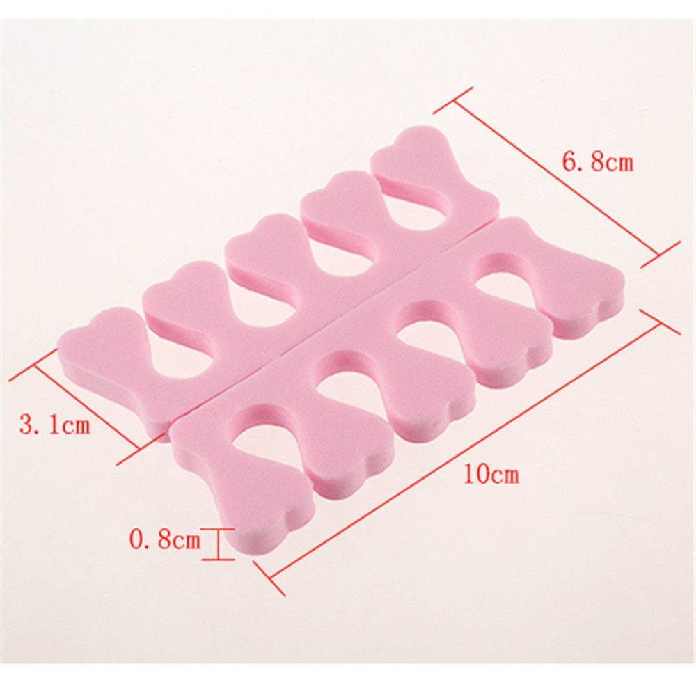 Manicure Soft Nail Art Tools Finger Toe Separator Sponge Foam Nail Care