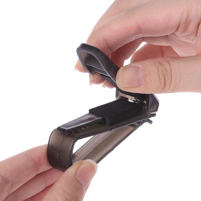 1pc New Car Visor Glasses Clip Sunglasses Business Bank Card Ticker Holder Clip