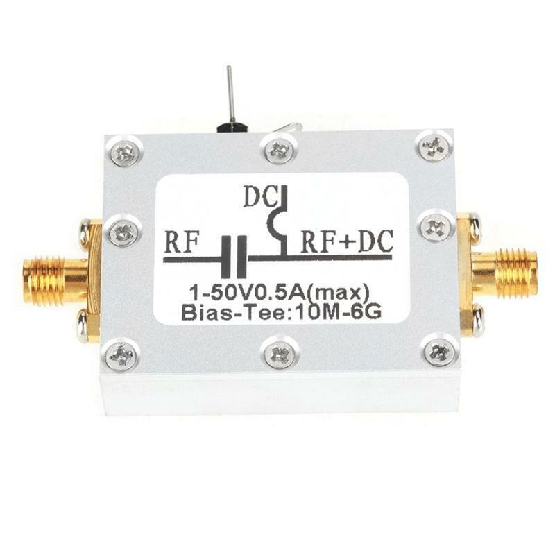 RF DC Blocking Biaser Bias Tee10MHz-6GHz Broadband Radio Frequency Coaxial Bias