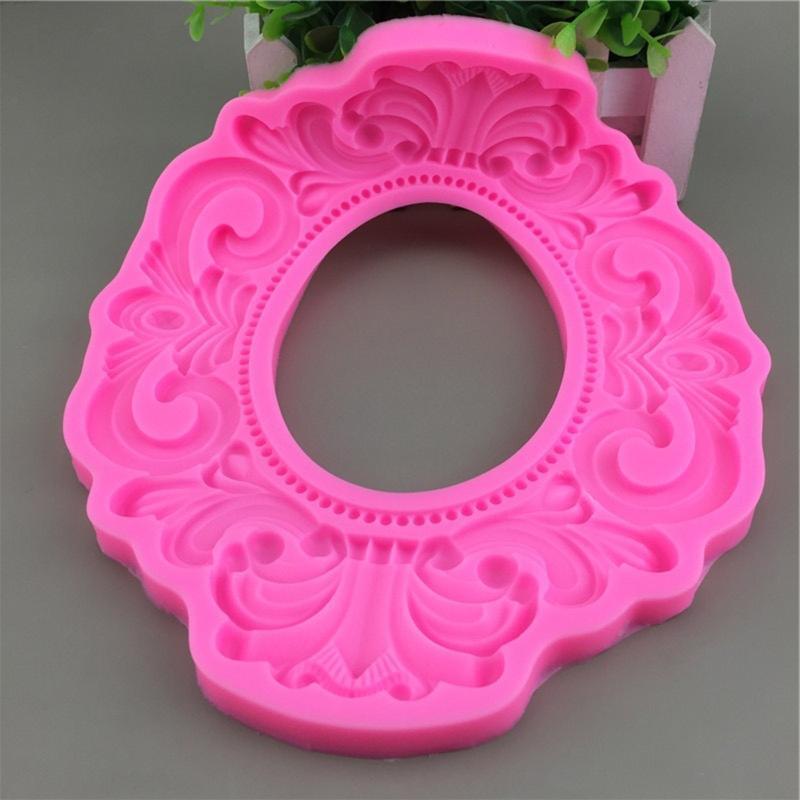 DIY Frame Silicone Chocolate Moulds Pastry Cake Decorating Gadgets Fondant Molds