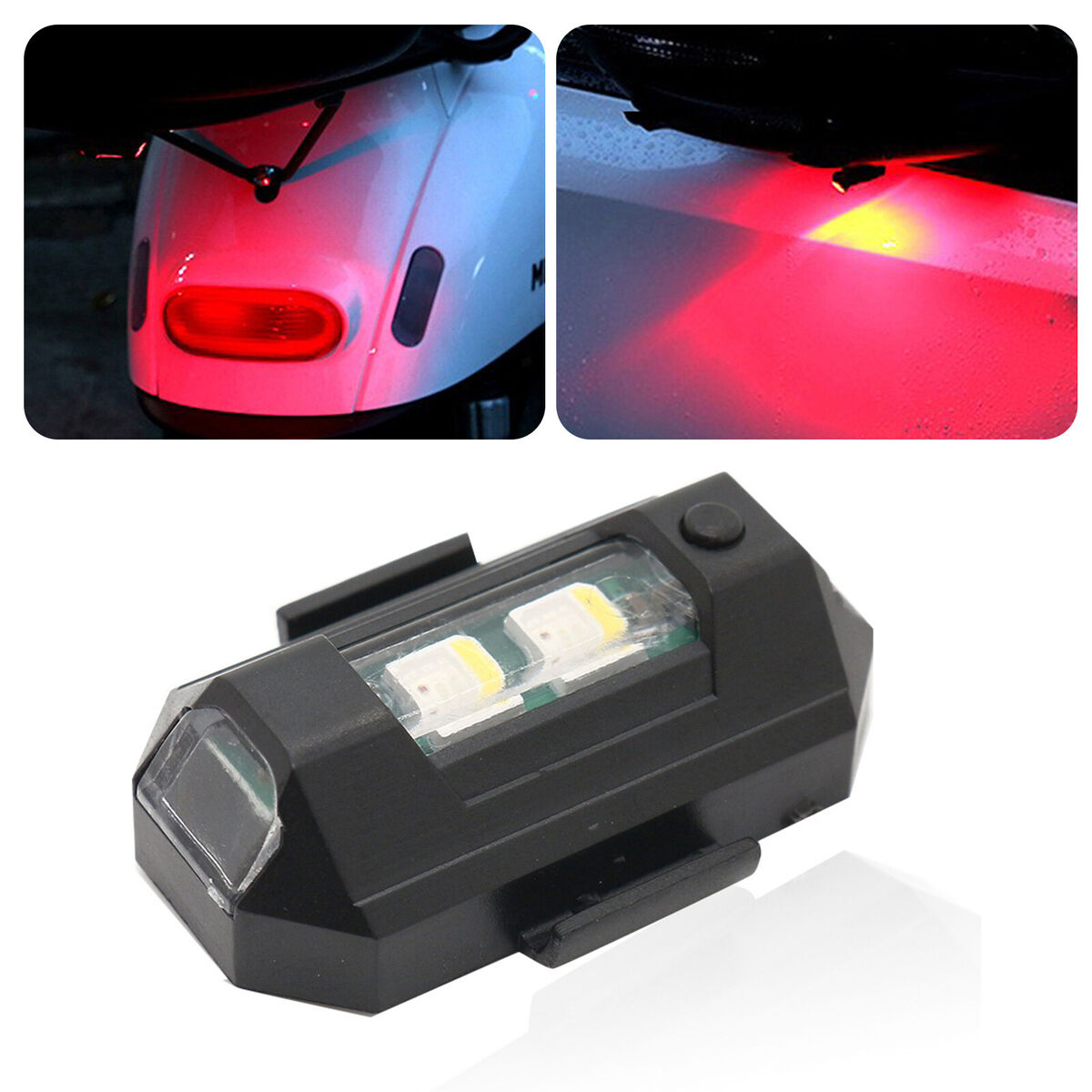 LED Emergency Strobe Lights Kit 7 Colors Aircraft Pilot Light for Car SUV