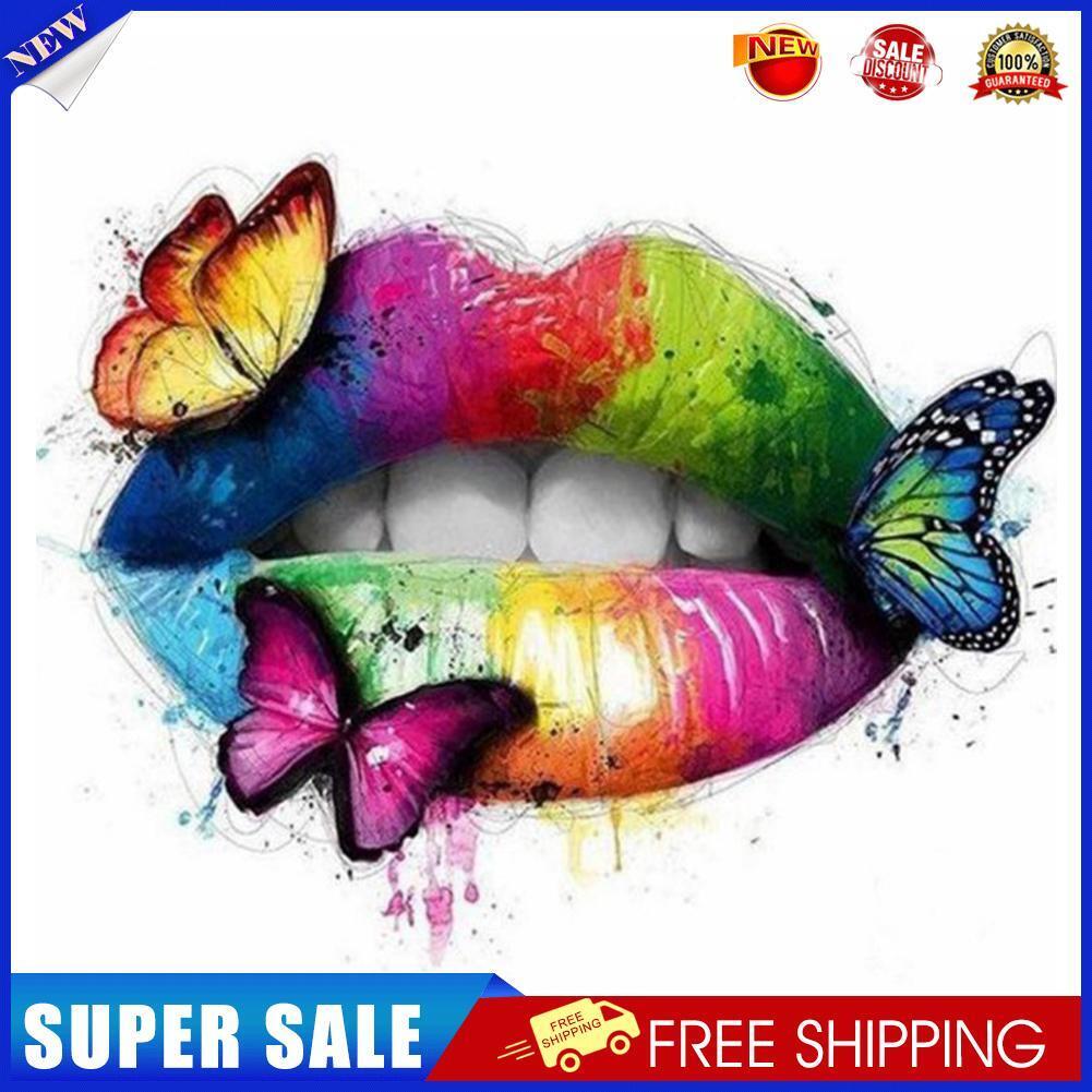 Graffiti Lip Full Drill Diamond Painting 5D Bead Art Mosaic Kit Picture