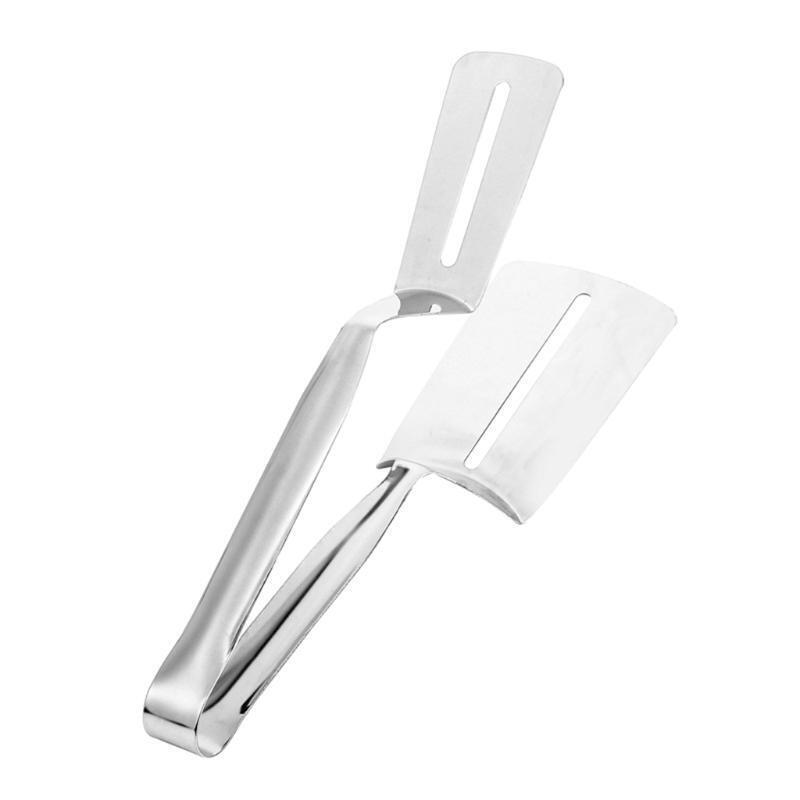 Stainless Steel Fried Steak Shovel Barbecue Tongs Fish BBQ Clamp Bread Meat Clip