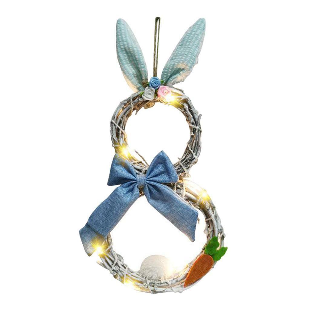 2x Handmade Easter Wreath Front  Wreath Window Garland Decor