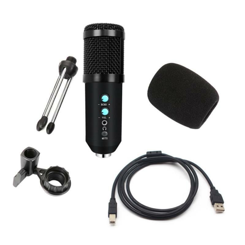USB Computer Microphone for Podcast Gaming Streaming Recording 5 Pieces Pack