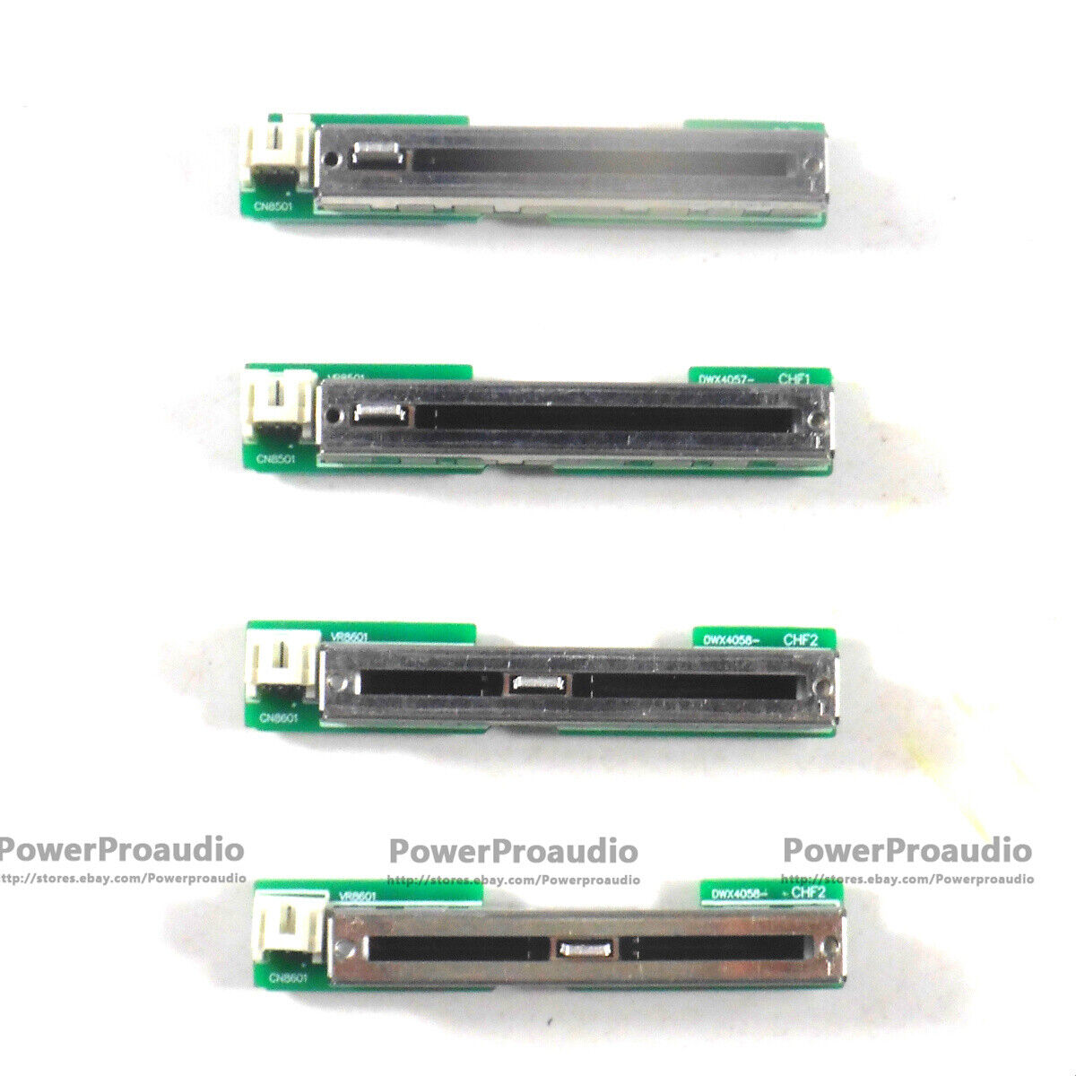4x  CROSSFADER 1, 2 dwx4057  dwx4058  PCB Assembly For Pioneer  XDJ-RX2 DJ