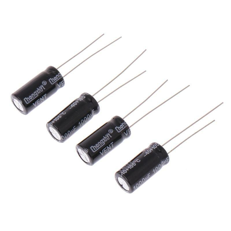 4 Pcs 16V 1000uF 105°C Radial Aluminium Electrolytic Capacitor ±20%