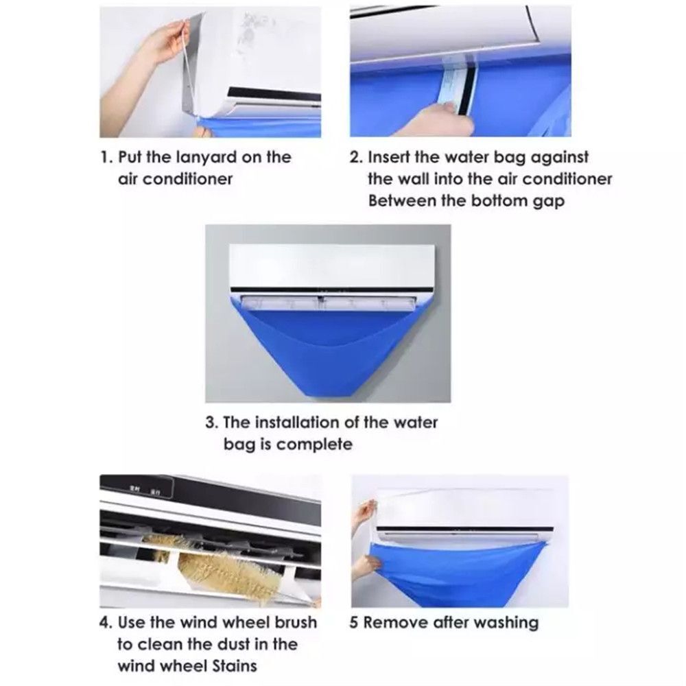 Accessories Catch Water Pack Air Conditioner Cleaning Cover Dustproof Bag