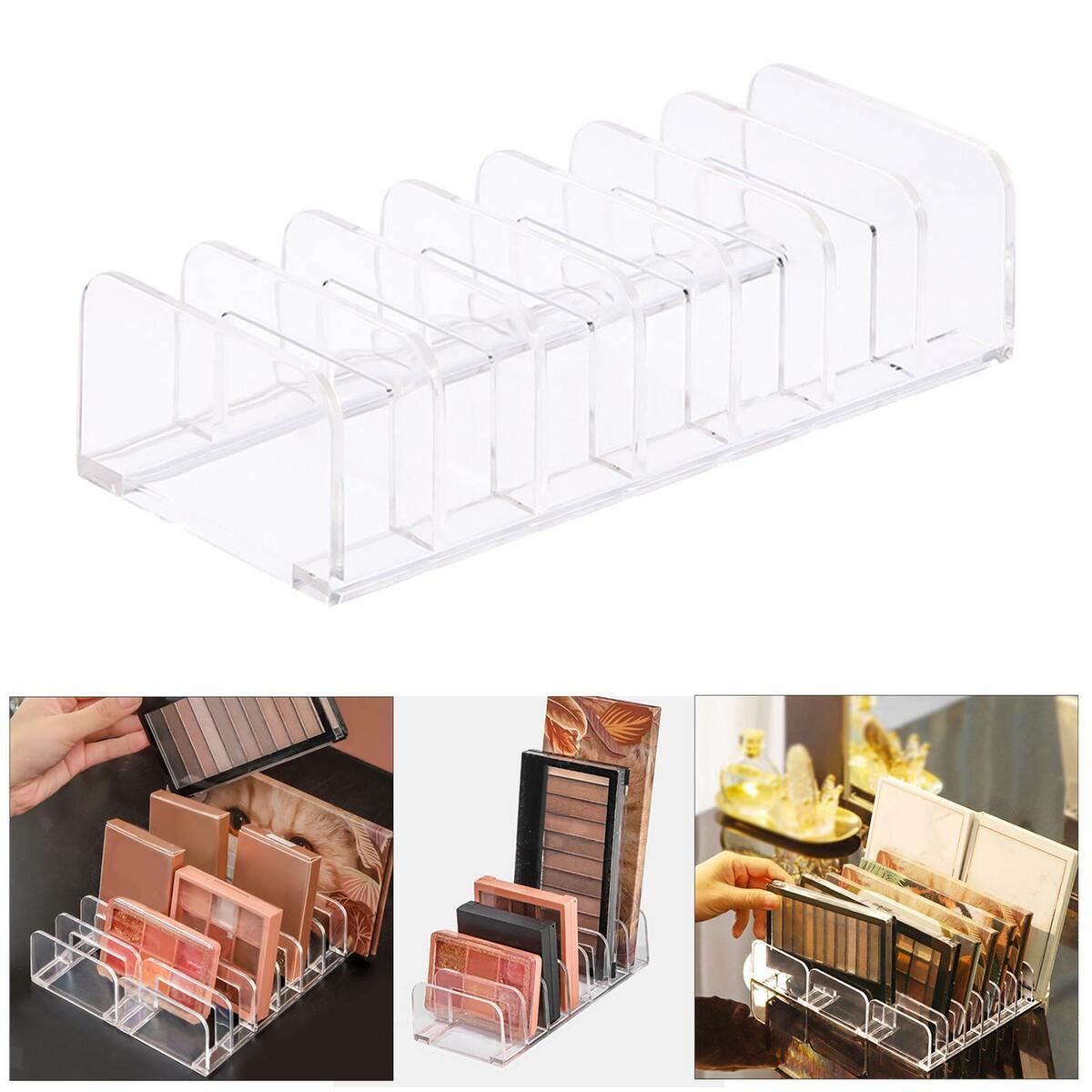 Cosmetic Storage Organizer  Compact Vertical Acrylic for Cabinets