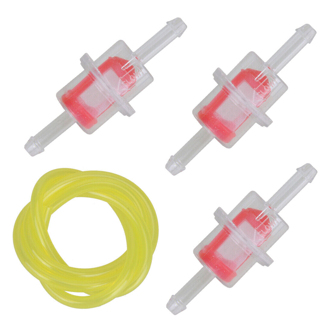 6Pcs Fuel Filter w/ Fuel Hose 5x8mm Fit for Mofa Moped Mokick Kleinkraftrad