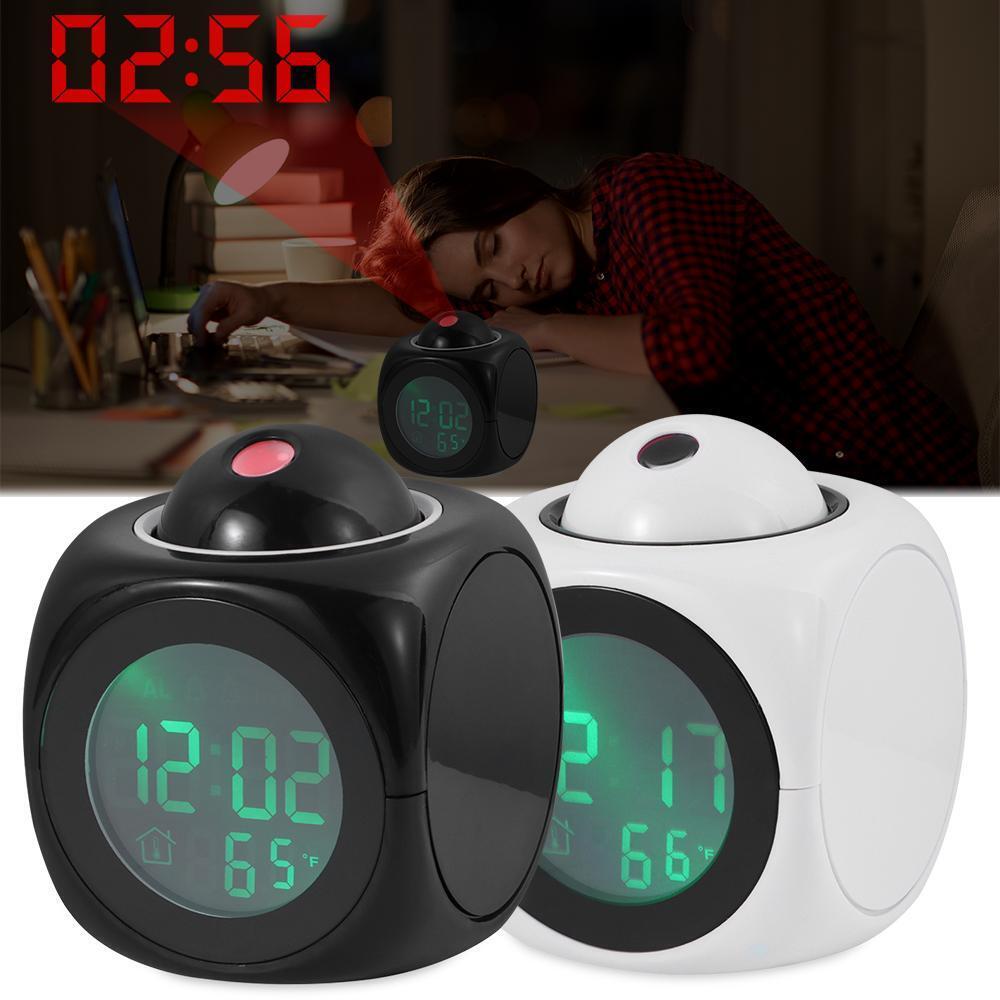 Telling The Time Projection Alarm Clock Multifunction Home Room Decoration