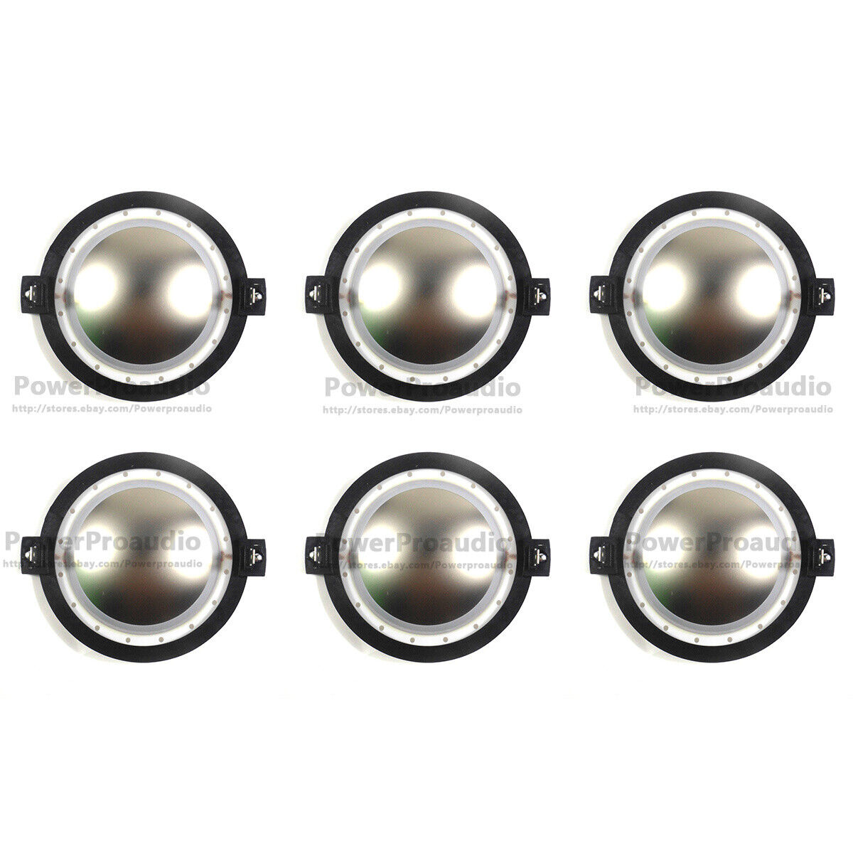 6PCS Replacement  Diaphragm For RCF  ND850, CD850 Driver 2.0, 1.4, 8 Ohms