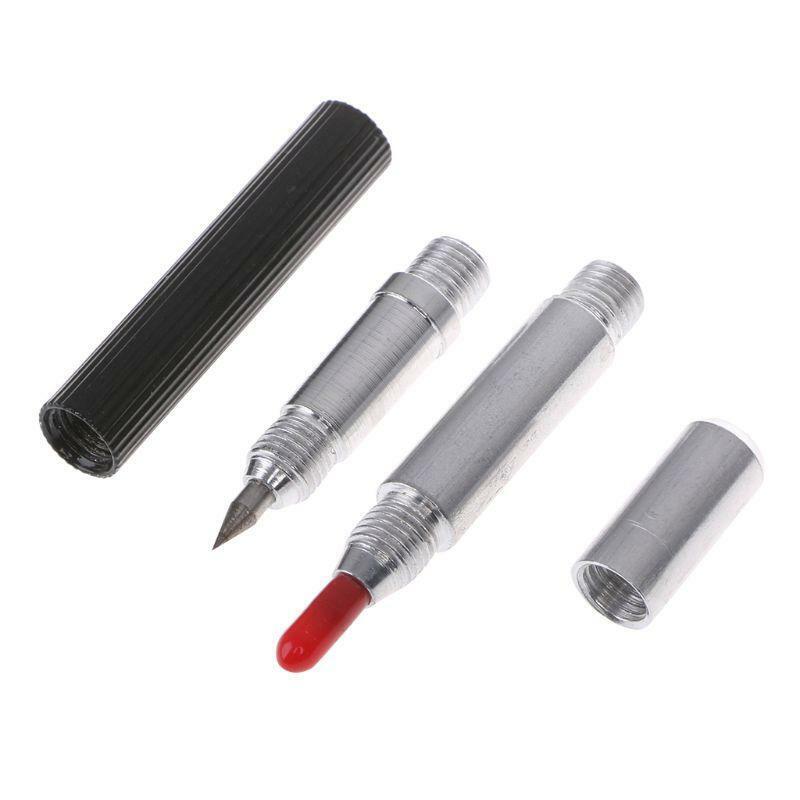 Double End Sharp Tungsten Steel Tip Scriber Clip Pen Ceramics Glass Shell Metal