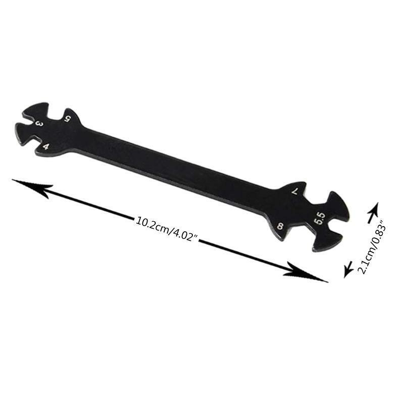 6 In 1 Wrench Spanners Turnbuckle Tool 3/4/5/5.5/7/8mm RC Car Drone Drift