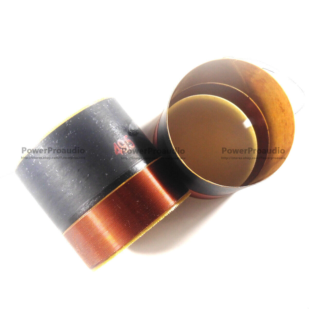 2 pcs Voice Coil 49.5mm Glass fiber woofer loudspeaker 8 Ohm In/Out 2Layers
